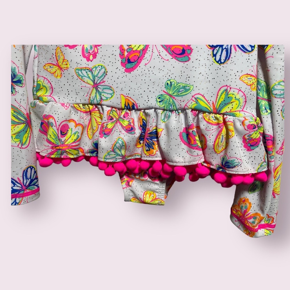 Betsey Johnson Little Girls 2 Piece Swimwear - Picture 5 of 5
